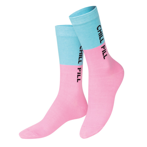 CHILL PILL Socken von EAT MY SOCKS design. Fashionsocken - verpackt als XXL Pille.