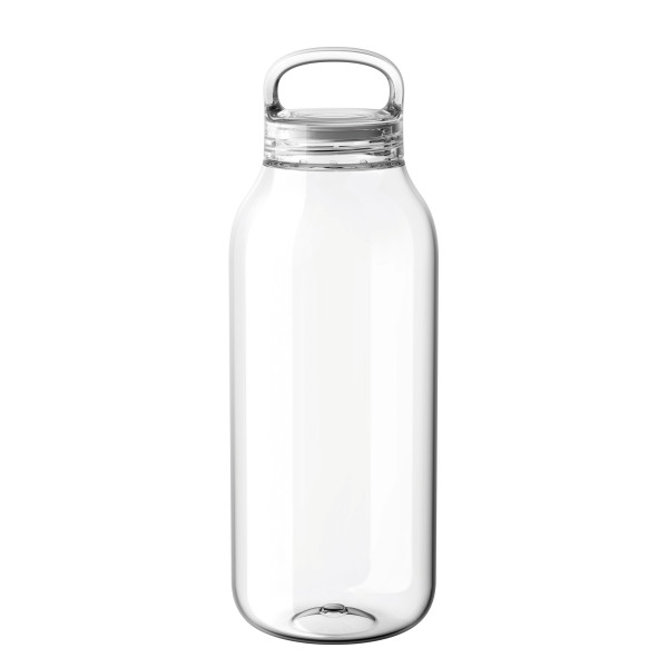 KINTO Trinkflasche 0,5 l clear - spülmaschinengeeignet, BPA-frei, handlich ... . Design Wasserflasche 500 ml transparent.