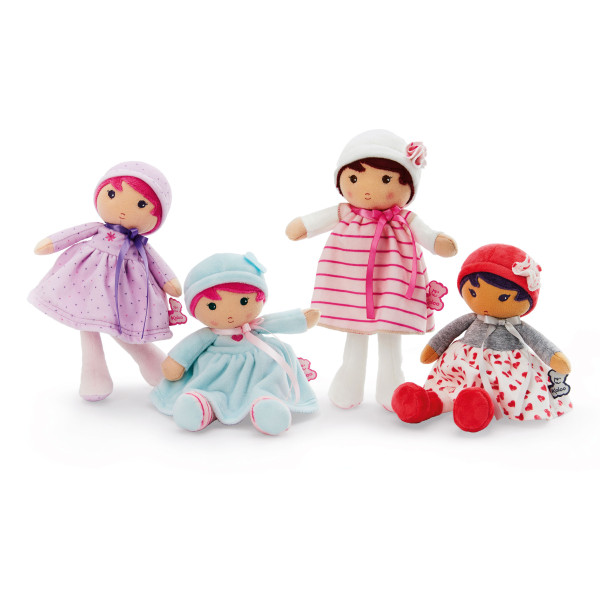 Zuckersüße Puppe zum Schmusen, Trösten, Spielen, ... Kinderpuppe für Mädchen. Puppe mit Kleidchen TENDRESSE von Kaloo.