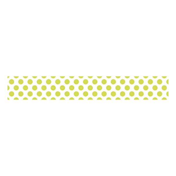 mt masking tape / Washi Tape gepunktet - hellgrün. Japanische Dekoklebebänder mit Punkten aus Reispapier.