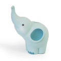 Die blaue Sparbüchse im Elefanten-Look. BALTHAZAR aus dem Atelier Pierre. Hellblaue Elefanten Spardose - Money Box.