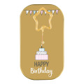 Dosenkuchen Happy Birthday goldfunkeln - Geburtstagskuchen in der Dose mit Wunderkerze - Geburtstagsgeschenke Wondercake.