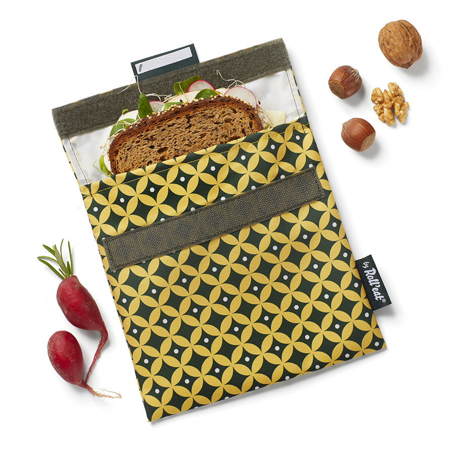 Bienenwachs-Frischhaltebeutel 28x20 Cm – Mit Klebeverschluss, Wiederverwendbar, Für Obst & Snacks