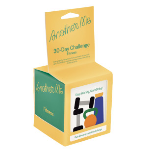 Fitnessbox, 30-Tage Challenge von AnotherMe Design (englische Version) - 30 Tickets mit Fitnessvorschlägen.