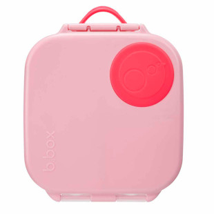 Lunchbox rosa für Kinder von b.box. Die b.box mini Lunchbox flamingo. Kleine b.box 3 Fächern (ein flexibles Fach in dunkelrosa).